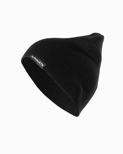 Alphalete Bavlněné Knit Beanie Černé | 52389PLYM