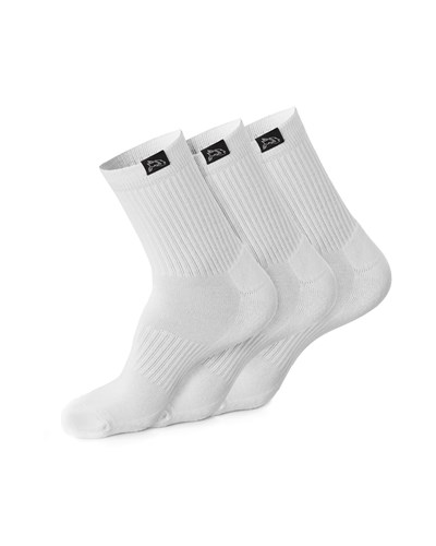 Alphalete Crew Sock Bílé | 63281IPSX