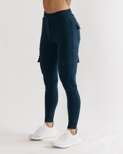 Alphalete Fitted Single-Brushed 29" Cargo Pant Tmavě | 57810WXYB