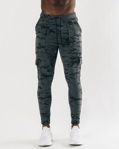 Alphalete Fitted Single-Brushed 30" Cargo Pant Maskáčové | 39065WVUZ