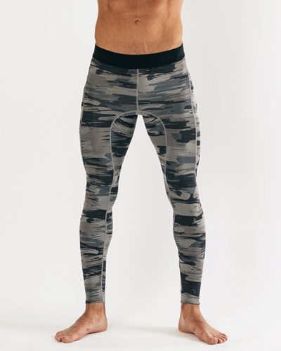 Alphalete Performance High-Compression Tréninková Tight Černé Maskáčové | 42196VEDA