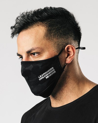 Alphalete Reusable Face Mask Černé Maskáčové | 42689TRYK