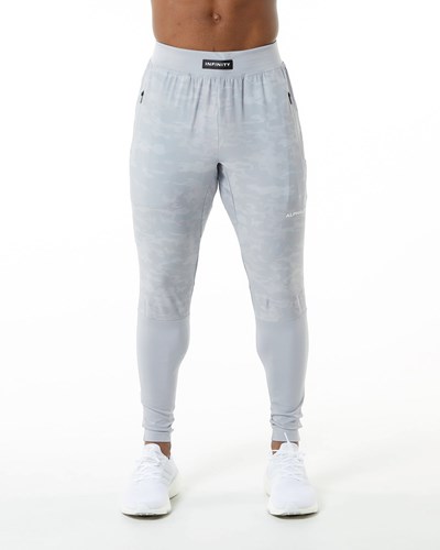 Alphalete Woven 4-Way Stretch 29" Pant Stříbrné | 83650TWZN